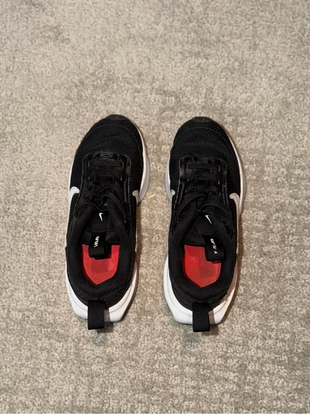 Nike Air Max Unisex Kids Sneakers Black/White Size 13C